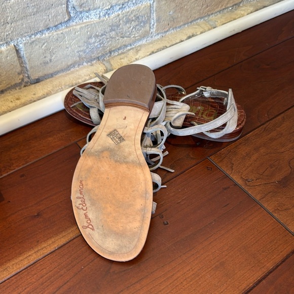 Sam Edelman Fringe Tan Suede Sandals - Picture 4 of 4